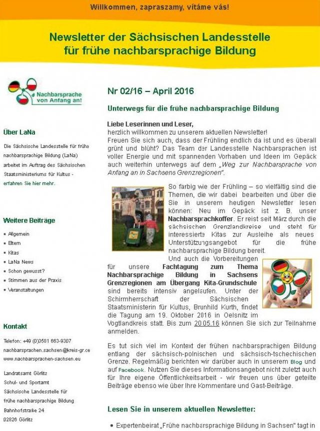 Dokumentbild LaNa-Newsletter Nr. 16/02